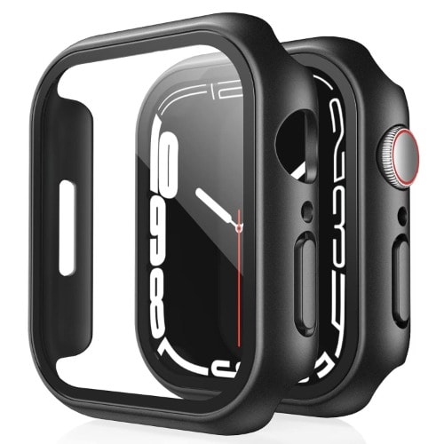 Full Tempered Glass Screen Protective Case For Iwatch - 45mm