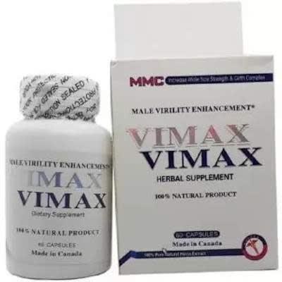 Vimax Male Virility Enhancement Herbal Supplement For Thick Long Lengthy Penis - 30caps