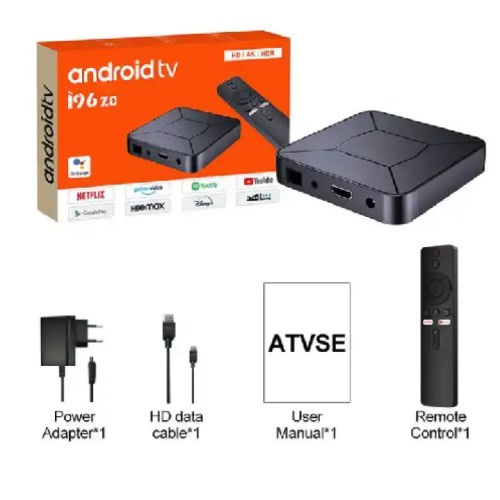 HDR Android Tv Box With Voice Remote Control And Bluetooth - 196 Z8 4k