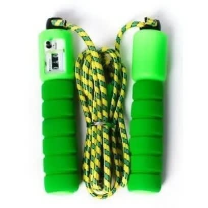 Skipping Rope With Automatic Counter Meter - Adult Green