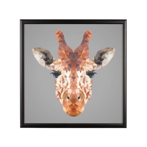 Wall Art Digital Print 30" By 30"-ready To Hang Plain Black Glass Frame 2065