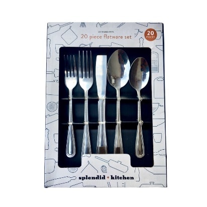 Splendid Kitchen Stainless Steel Flatware Set - 20 Pieces