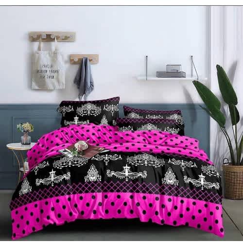 Louis Vitton Cotton Bedsheet WITH PILLOW