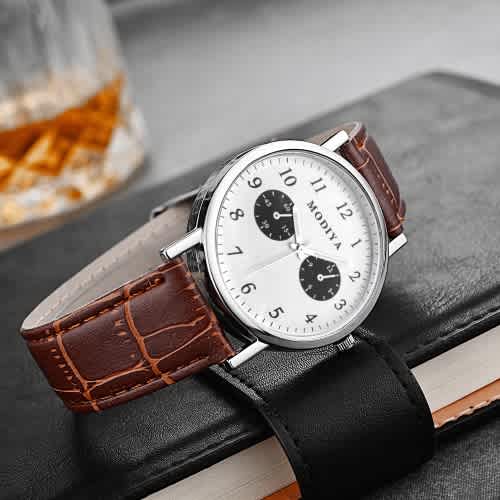 Brown Leather Watch - Boxed