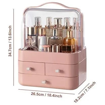 3 Layer Desktop Storage Box Make Up Organizer