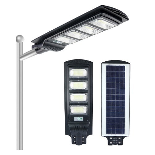 Solar Street Light Motion Sensor With Pole - 200W
