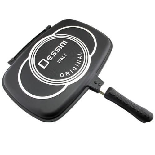 Aluminum Two-sided Double Grill Non-stick Pressure Pan