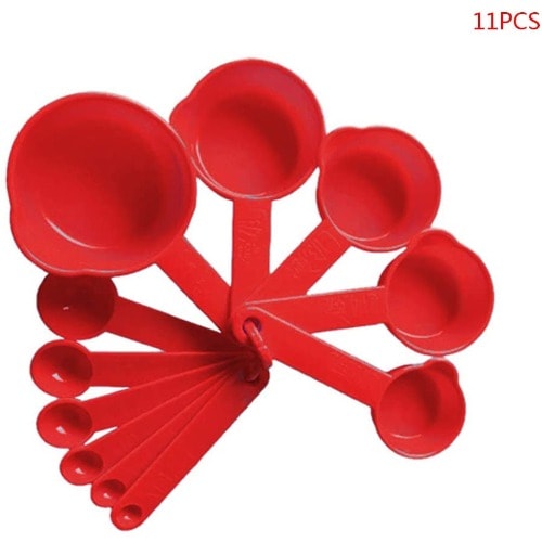 Measuring Cups And Spoons - 11 Pieces