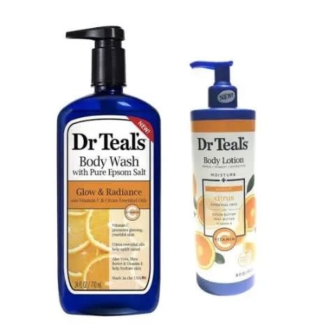 Dr Teal's Body Wash & Body Lotion With Epson Salt Set - 510g
