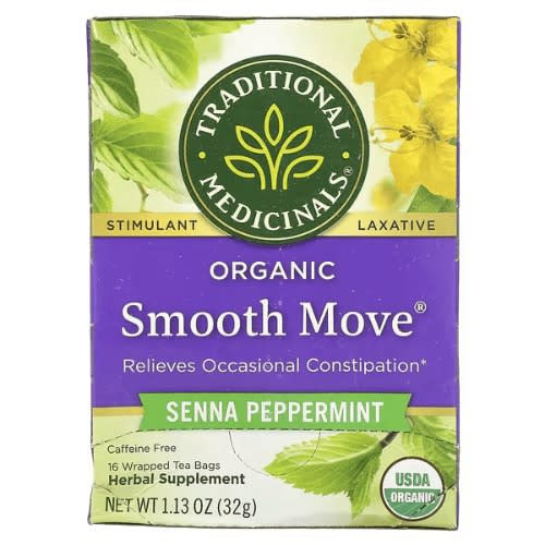 Organic Smooth Move Laxative Tea - 16 Teabags