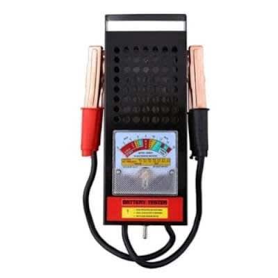 Car Battery Tester With Voltmeter And Alligator Clips For Cars