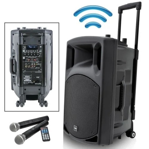 Rechargeable Bluetooth Pa System With Inbuild Equalizer Radio & Sd/usb Slots