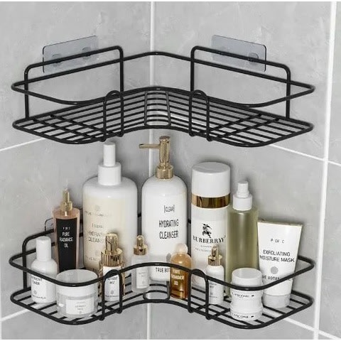 Bathroom Storage Shelf Rack Holder - Non-rust - 2pcs