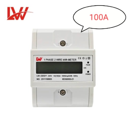 Energy Power Check Meter / Prepaid Card Reader/power Meter 100a - Single Phase