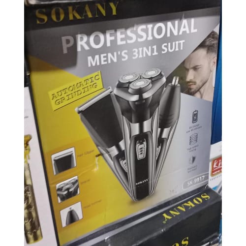 Sokany 3 In 1 Professional Rechargeable Nose Hair Trimmer - 400mah - Sk-315