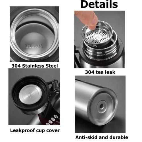 Portable Leak-proof Car Vacuum Flask - 1000ml
