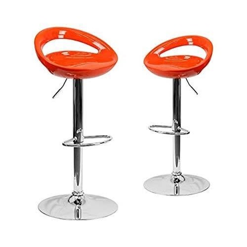 Round Swivel Barstool - 2 Sets