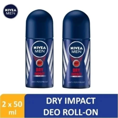 Dry Impact Roll-on For Men - 48h - 50ml X 2 Pieces