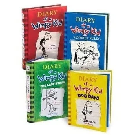 Diary Of A Wimpy Kid Books 1-4