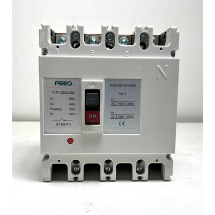AC MCCB  Circuit Breaker - 4P 250A