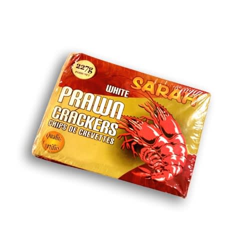 Sarah Prawn Crackers - 227g - Pack Of 4 - White