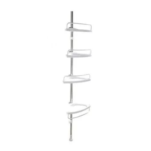 Bathroom And Kitchen Wall Mounted Corner Shelf - 4-Tier