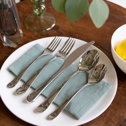 Gourmet Settings Fern Flatware Set - 20-Piece