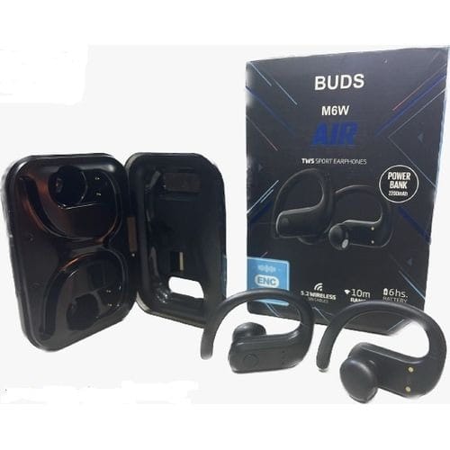 BUDS M6W Air TWS Sport Earphone with Power bank