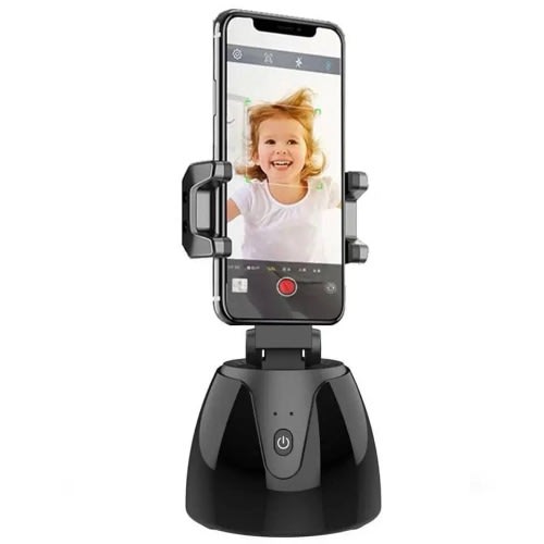 Auto Smart Shooting Selfie Stick 360 Degree Object Tracking Holder.
