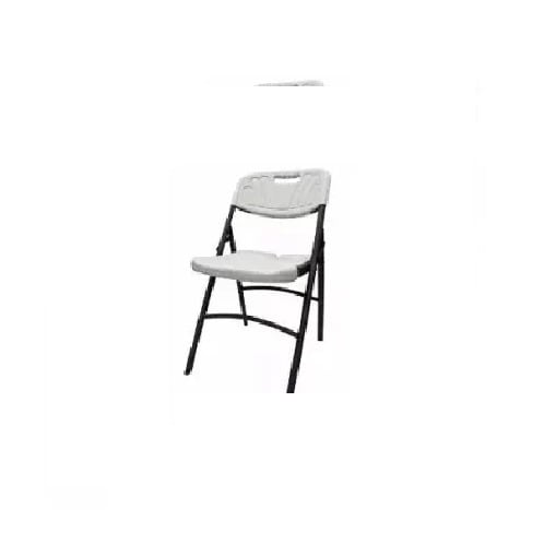 John Cutter Creation John C Stoelen Plastic Folding Chair - White