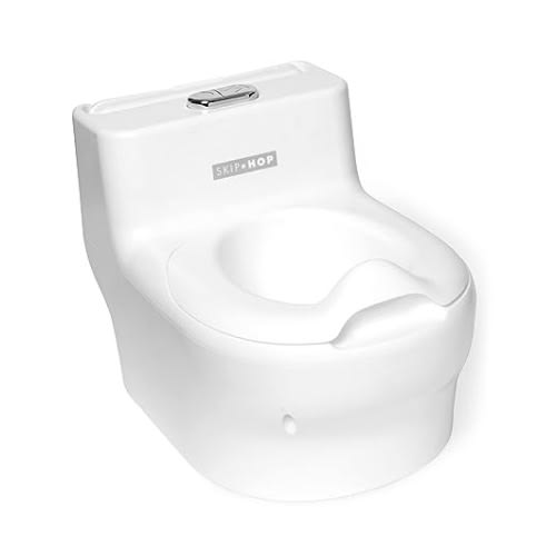 Potty Training Toilet With Easy Clean Coating & Baby Wipes Holder