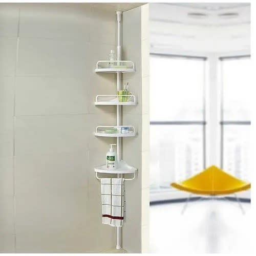 Bathroom And Kitchen Corner Shelf Organizer-4 Tier
