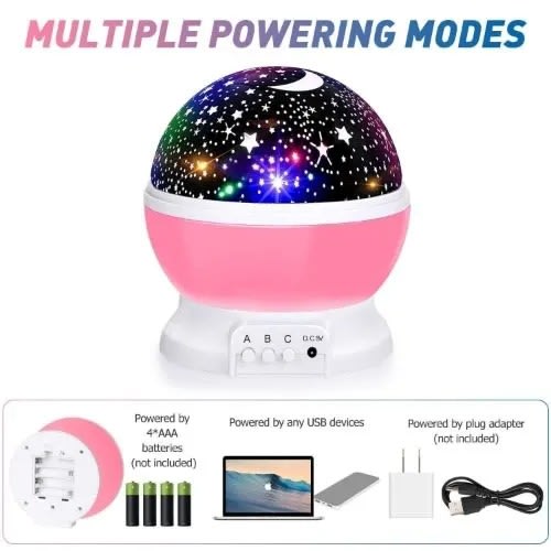 Star Master Dream Rotating Projection Lamp