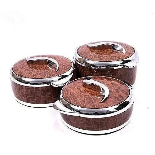 Solitaire Insulated Serving Food Flask - 3 Pieces