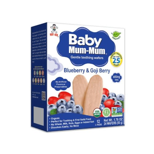 Baby Mum Mum Blueberry Goji Berry Rice Rusk 50g X6
