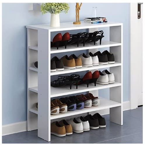 5 Layer Wooden Shoe Rack - 80x75x23cm
