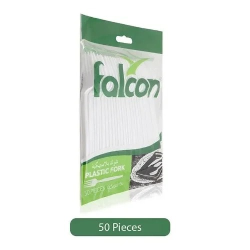 Falcon Disposable Plastic Forks 50-piece - White