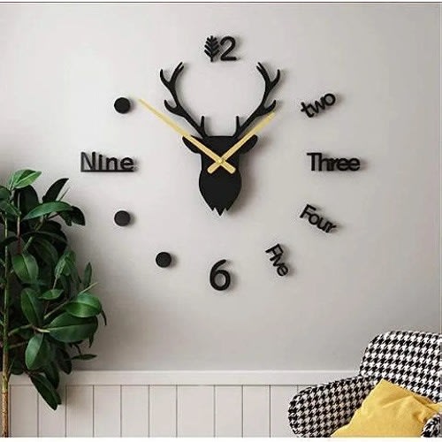DIY 3d Acrylic Large Wall Clock
