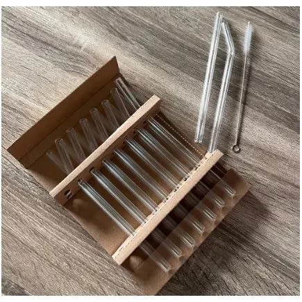 Reusable Glass Straws - 16 Straws
