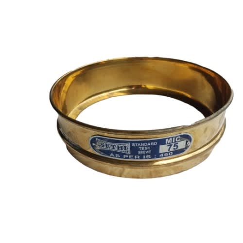 75 Micron Standard Test Sieve - 8"