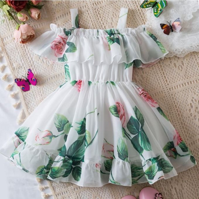 Toddler Kids Party Dresses Summer Girls' Sleeveless Dress