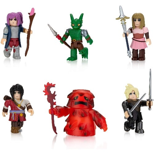 Roblox Action Collection - World Zero Six Figure Pack Includes Exclusive Virtual Item
