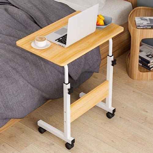 Adjustable Laptop Desk  Table With Wheels