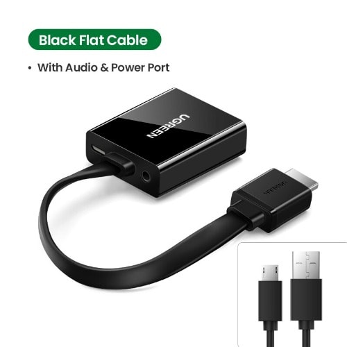 Hdmi To Vga Converter - 25cm - Black