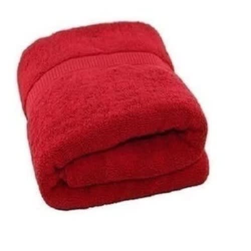 Large Bath Towel- Red