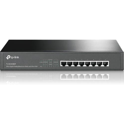8-port Gigabit Desktop/rackmount Switch With 8-port Poe+ Tl-sg1008mp