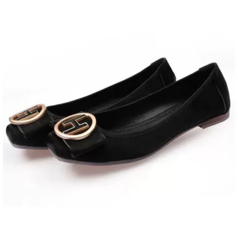 Ladies  Flat Shoes- Black