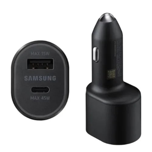 Super Fast Dual Car Charger - 45W+15W