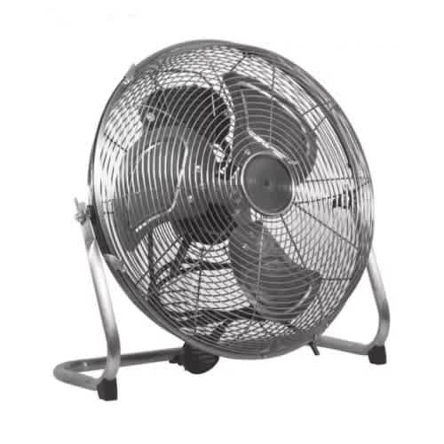 16" Chrome High Velocity Tilting Floor Fan