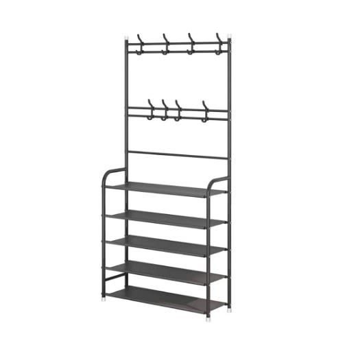 2 In 1 Multifunction Clothes Hanger And Shoe Rack